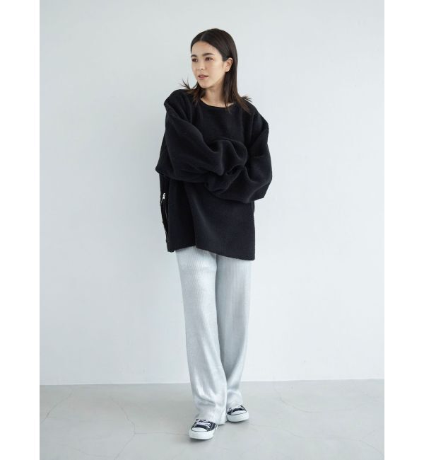 Ungrid「箔プリントニットパンツ」|その他|