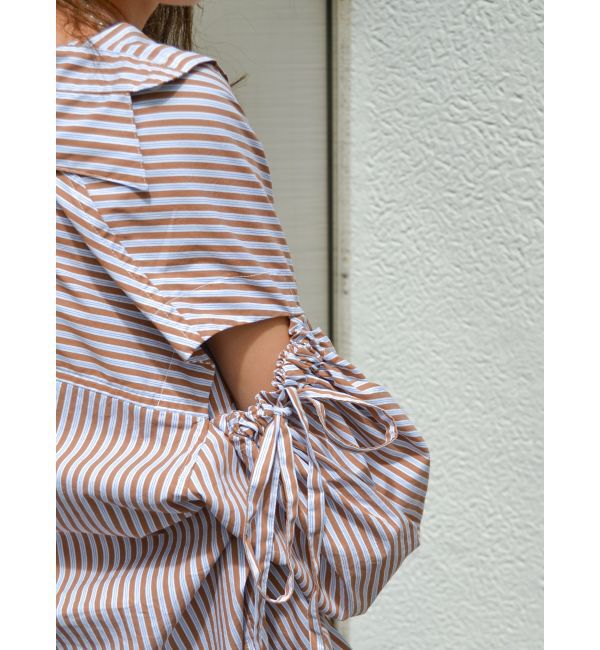 Ungrid「ショルダーギャザールーズシャツ」|シャツ・ブラウス|