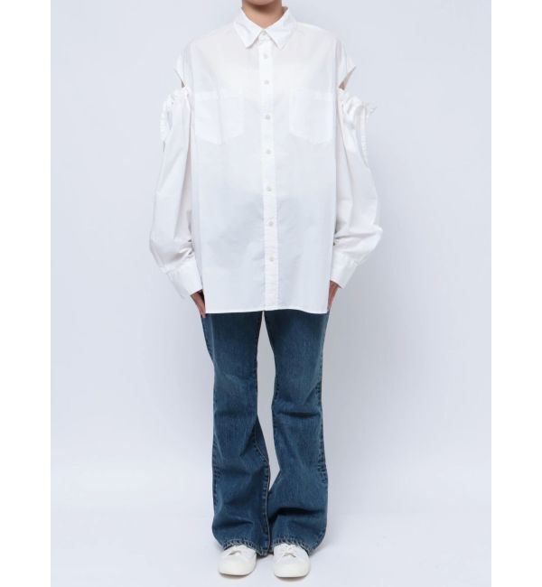 Ungrid「ショルダーギャザールーズシャツ」|シャツ・ブラウス|