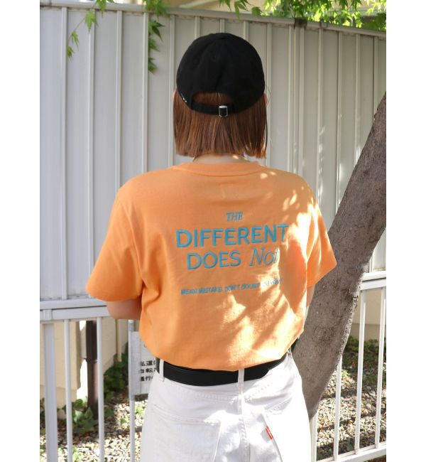 Ungrid「カラーエンブロイダリーTee」|Tシャツ・カットソー|