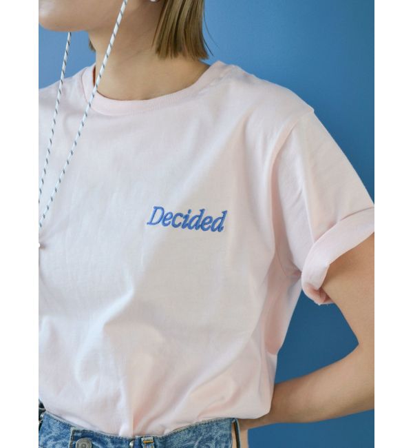 Ungrid「カラーエンブロイダリーTee」|Tシャツ・カットソー|