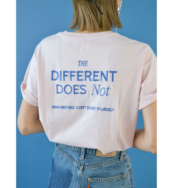 Ungrid「カラーエンブロイダリーTee」|Tシャツ・カットソー|