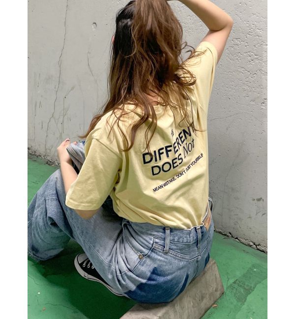 Ungrid「カラーエンブロイダリーTee」|Tシャツ・カットソー|