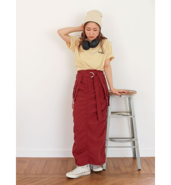 Ungrid「カラーエンブロイダリーTee」|Tシャツ・カットソー|