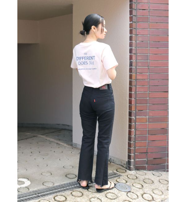 Ungrid「カラーエンブロイダリーTee」|Tシャツ・カットソー|