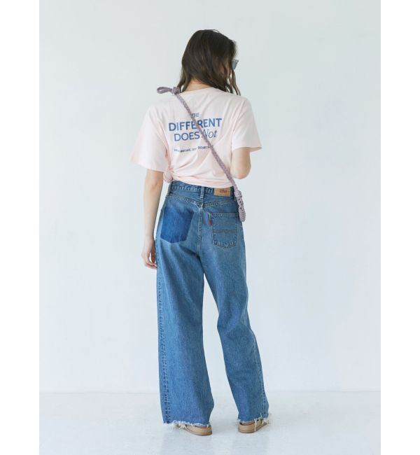 Ungrid「カラーエンブロイダリーTee」|Tシャツ・カットソー|