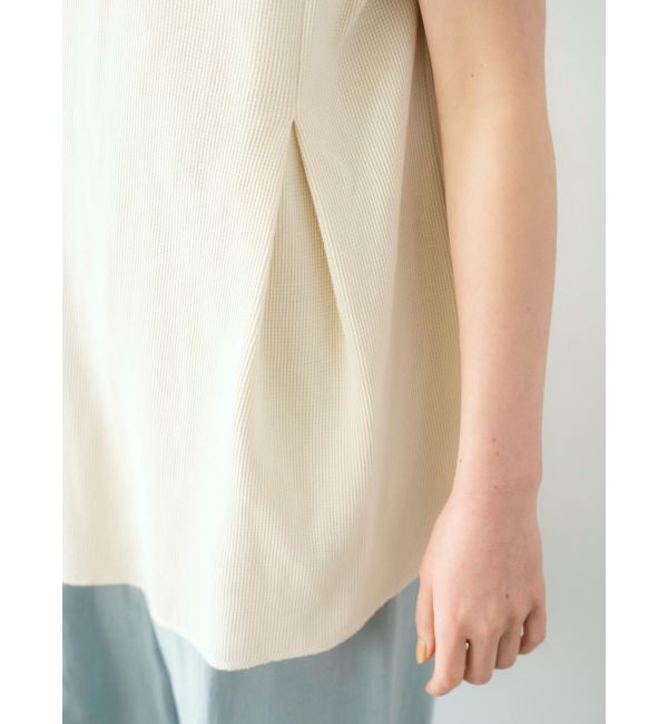 Ungrid「バックスリットワッフルタンクトップ」|タンクトップ|