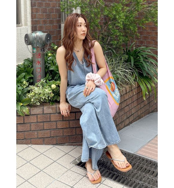 Ungrid「カラーロゴエコBAG」|トートバッグ|