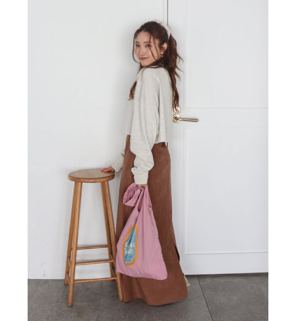 Ungrid「カラーロゴエコBAG」|トートバッグ|