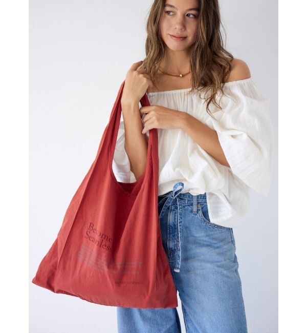 Ungrid「カラーロゴエコBAG」|トートバッグ|