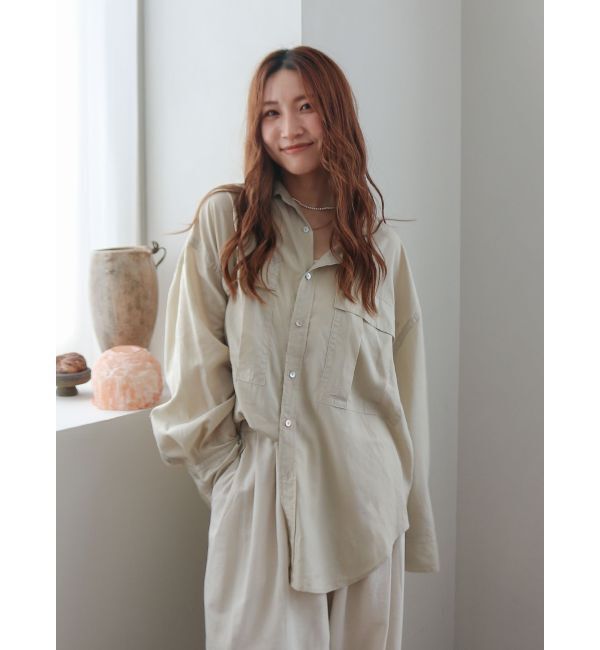 Ungrid「ポケットデザインルーズシャツ」|シャツ・ブラウス|
