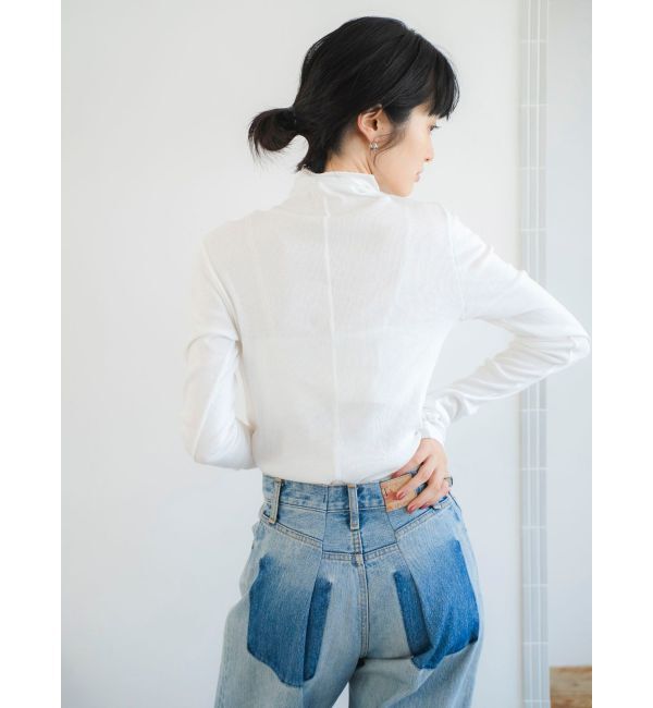 Ungrid「ハイネックシアーロングスリーブTee」|Tシャツ・カットソー|