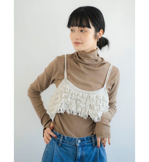 Ungrid「ハイネックシアーロングスリーブTee」|Tシャツ・カットソー|