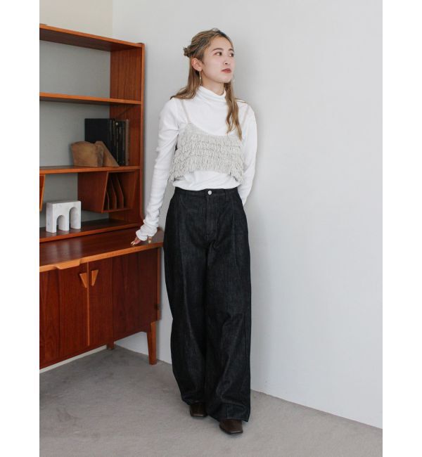 Ungrid「ハイネックシアーロングスリーブTee」|Tシャツ・カットソー|