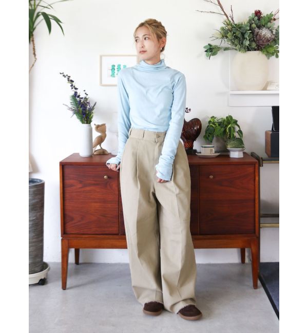 Ungrid「ハイネックシアーロングスリーブTee」|Tシャツ・カットソー|