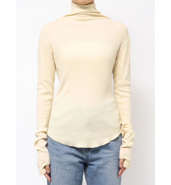 Ungrid「ハイネックシアーロングスリーブTee」|Tシャツ・カットソー|