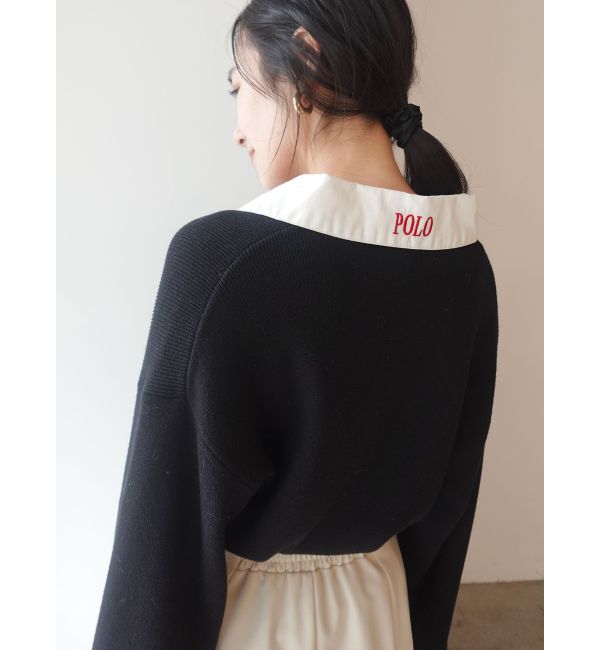 LAGUNAMOON「【POLO BCSコラボ】シャツカラーカフスニットプルオーバー」|ニット・セーター|