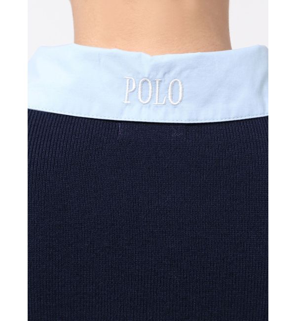 LAGUNAMOON「【POLO BCSコラボ】シャツカラーカフスニットプルオーバー」|ニット・セーター|