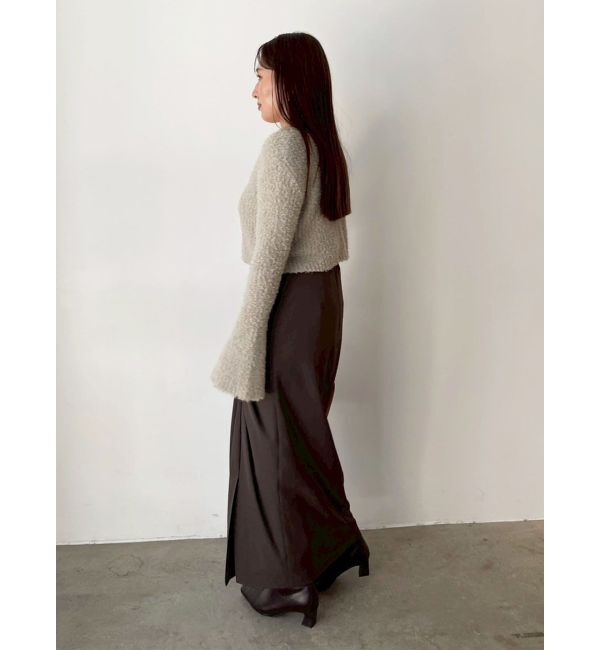 LAGUNAMOON「ドレープIラインスカート」|スカート|