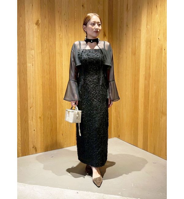 LAGUNAMOON「LADYブラウスレイヤードキャミワンピース」|ワンピース|