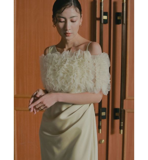 LAGUNAMOON「【ソンイさんコラボ】LADYチュールショールキャミドレス」|ドレス|