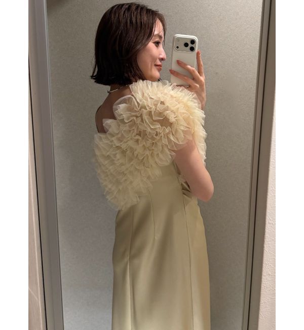 LAGUNAMOON「【ソンイさんコラボ】LADYチュールショールキャミドレス」|ドレス|