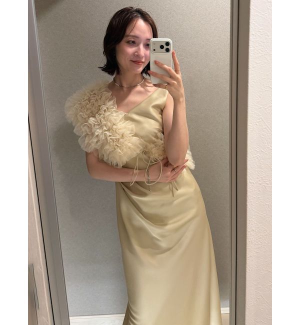 LAGUNAMOON「【ソンイさんコラボ】LADYチュールショールキャミドレス」|ドレス|