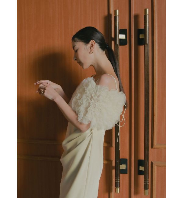 LAGUNAMOON「【ソンイさんコラボ】LADYチュールショールキャミドレス」|ドレス|