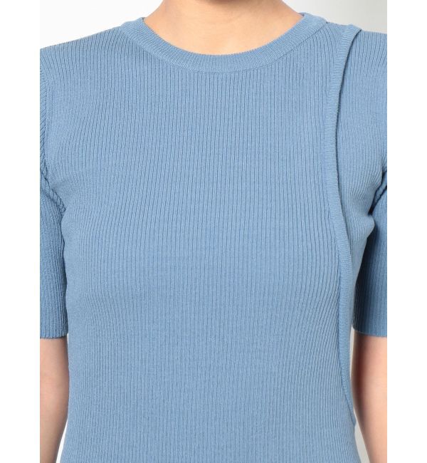 EVRIS「サイドオープンニットワンピース」|ワンピース|