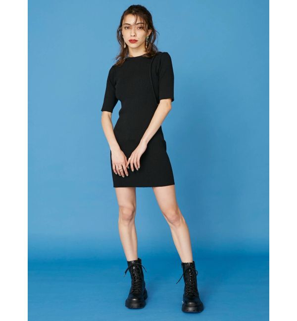 EVRIS「サイドオープンニットワンピース」|ワンピース|