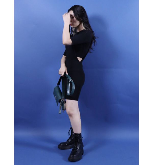 EVRIS「サイドオープンニットワンピース」|ワンピース|