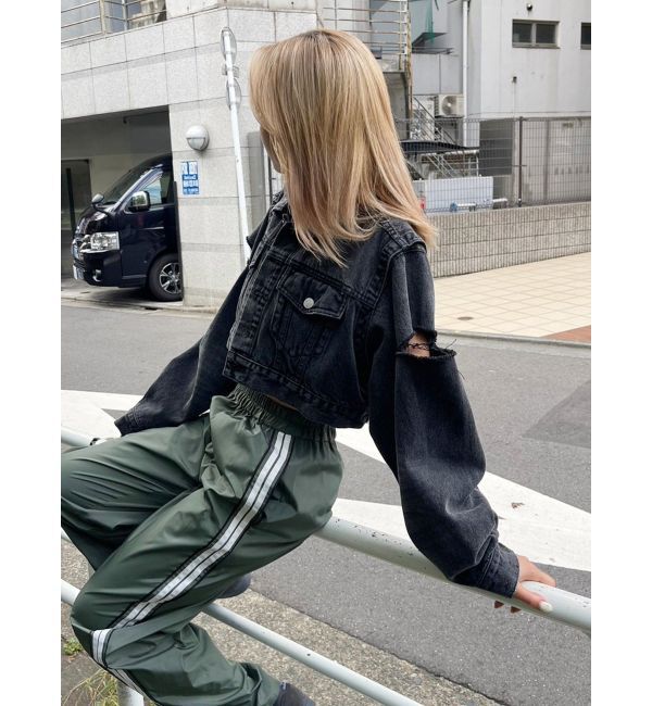 EVRIS「スリットラインワイドパンツ」|その他|