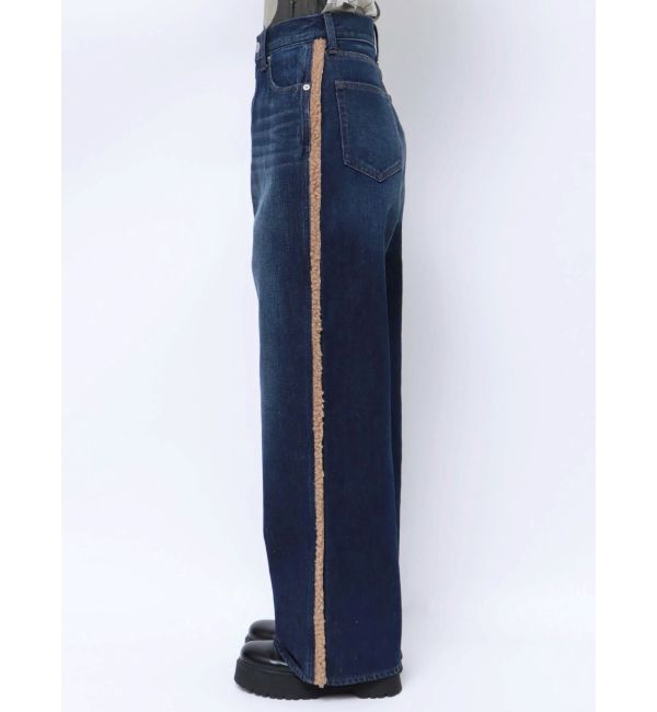 EVRIS「ボアステッチワイドデニムパンツ【セットアップ着用可能】」|デニム|