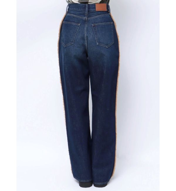 EVRIS「ボアステッチワイドデニムパンツ【セットアップ着用可能】」|デニム|