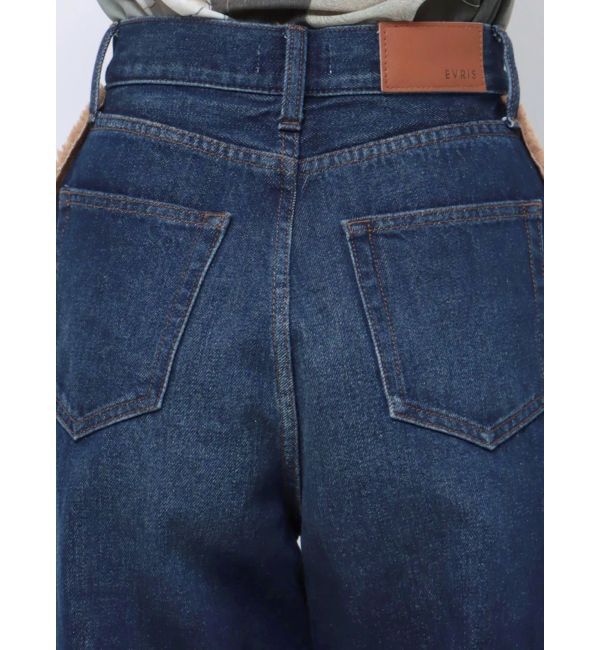EVRIS「ボアステッチワイドデニムパンツ【セットアップ着用可能】」|デニム|