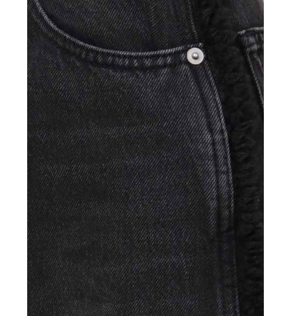 EVRIS「ボアステッチワイドデニムパンツ【セットアップ着用可能】」|デニム|