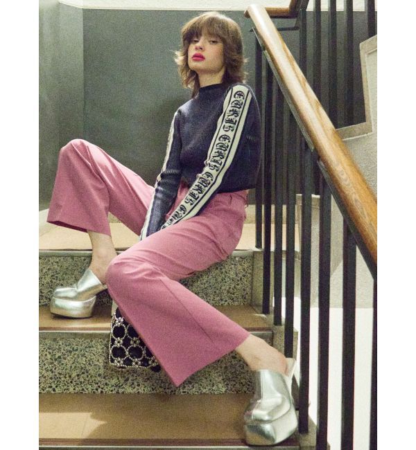 EVRIS「ハイウエストタックワイドパンツ【セットアップ着用可能】」|その他|