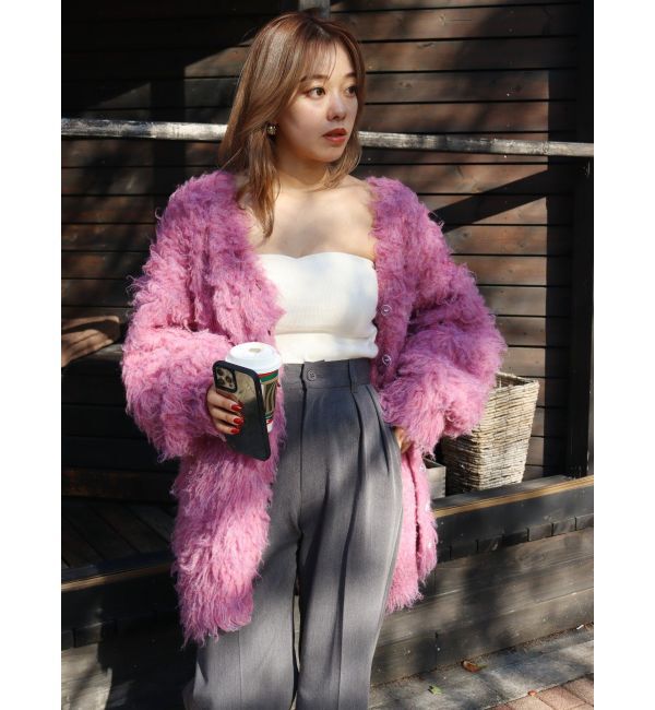 EVRIS「ハイウエストタックワイドパンツ【セットアップ着用可能】」|その他|