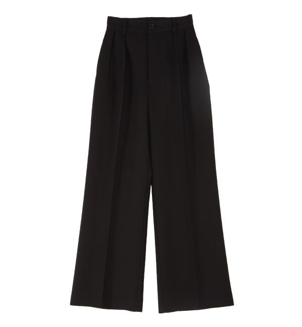EVRIS「ハイウエストタックワイドパンツ【セットアップ着用可能】」|その他|