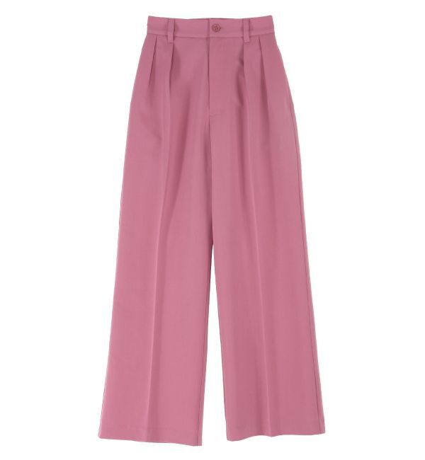 EVRIS「ハイウエストタックワイドパンツ【セットアップ着用可能】」|その他|
