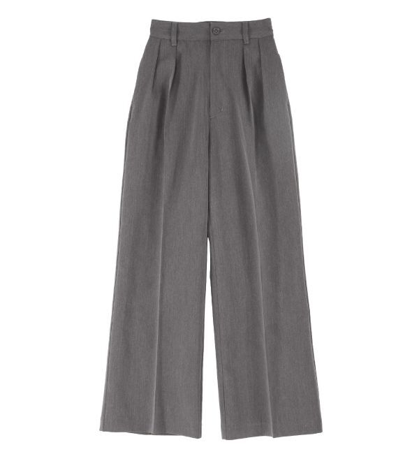 EVRIS「ハイウエストタックワイドパンツ【セットアップ着用可能】」|その他|