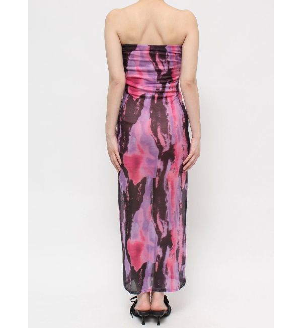 EVRIS「ベアトップシアーロングワンピース」|ワンピース|