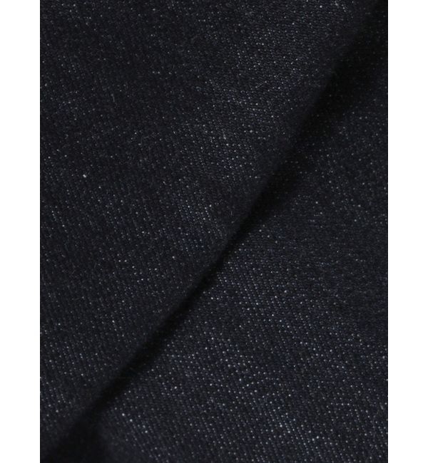 EVRIS「スクエアダメージワイドパンツ」|デニム|