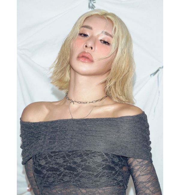 EVRIS「レースオフショルカットトップス」|Tシャツ・カットソー|