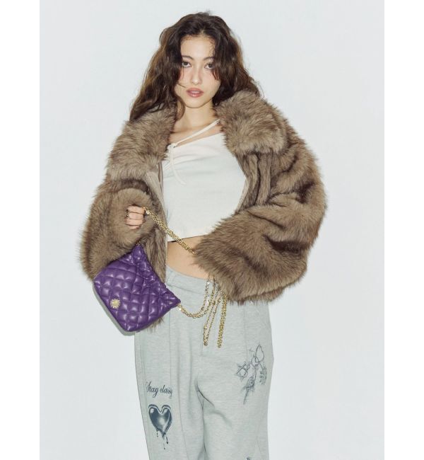 EVRIS「グラフィックプリントスウェットパンツ」|その他|