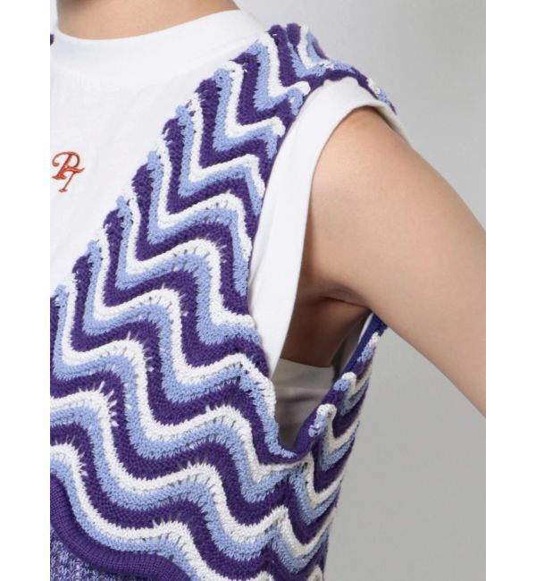 jouetie「マルチボーダーニットワンピース」|ワンピース|