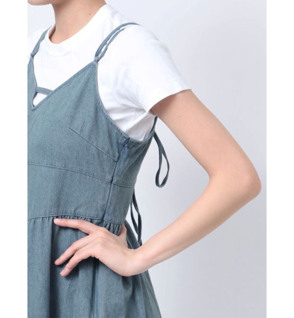 jouetie「デニムフレアキャミワンピース」|ワンピース|