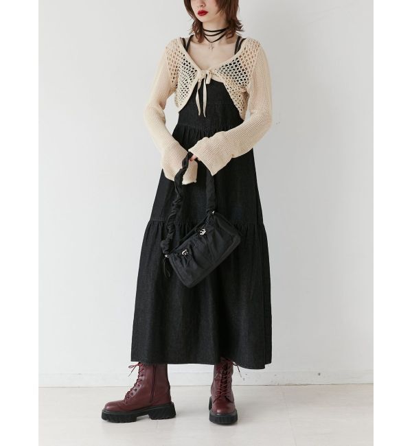 jouetie「デニムフレアキャミワンピース」|ワンピース|