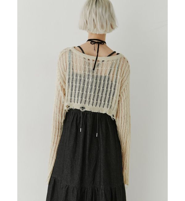 jouetie「デニムフレアキャミワンピース」|ワンピース|