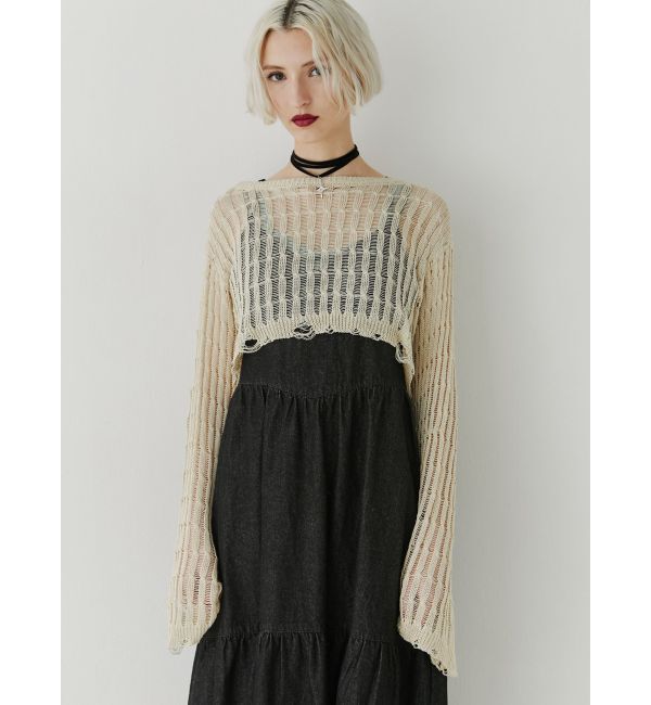 jouetie「デニムフレアキャミワンピース」|ワンピース|